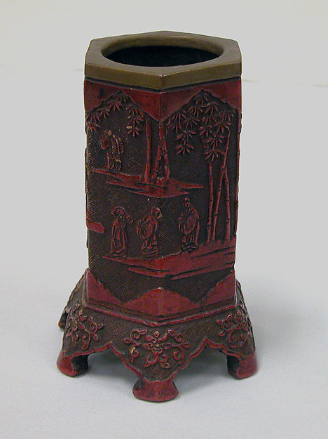 Brush Holder mid-19th cent, Poster Print Wall Art