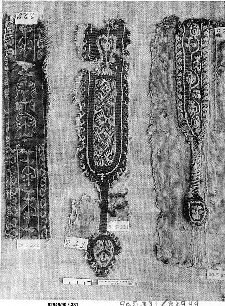 :Fragment of a Shoulder Band 4th–5th century-16x12"(A3) Poster