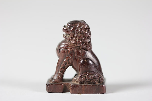 Netsuke of Seated Lion 18th cent, Poster Print