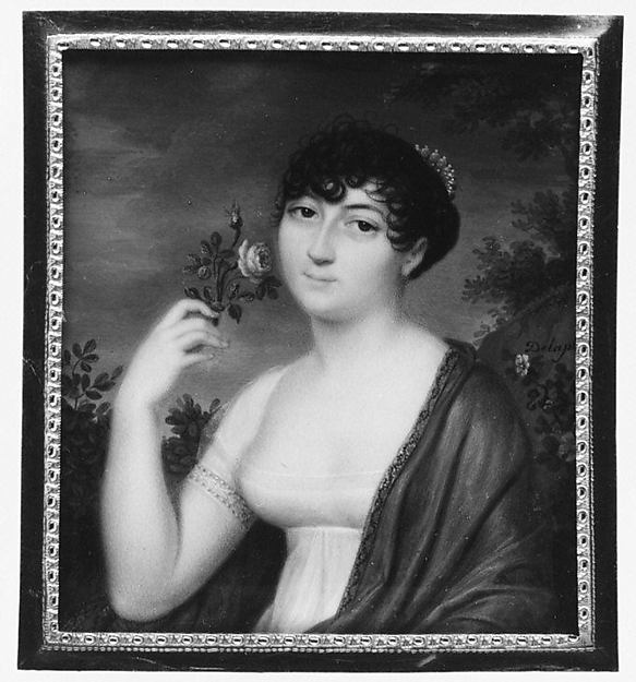 Jacques Delaplace:Portrait of a Woman c1805–10-16x12"(A3) Poster