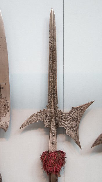 Halberd of Archduke Ferdinand II of Austria dated 1598, Poster Print Wall Art