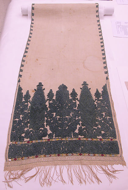 :Towel or Scarf 18th–19th century-16x12"(A3) Poster