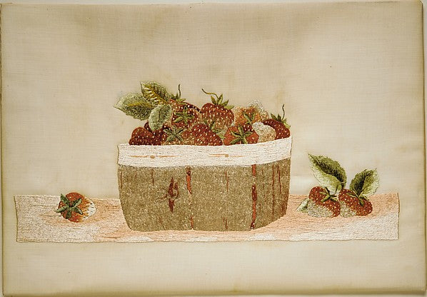 Needlework Picture c1875–1900, Poster Print Wall Art
