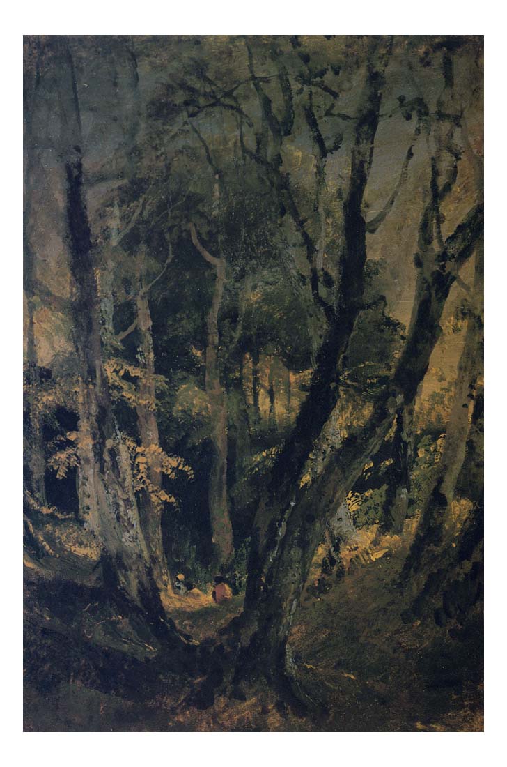 A Beech Wood with Gipsies Seated in the Middle Distance, 1799-1801 by John Mallord William Turner RA