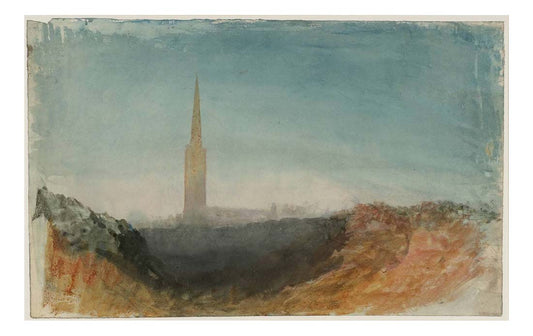 A Church Spire, possibly Petworth, Sussex, 1828-30 by John Mallord William Turner RA