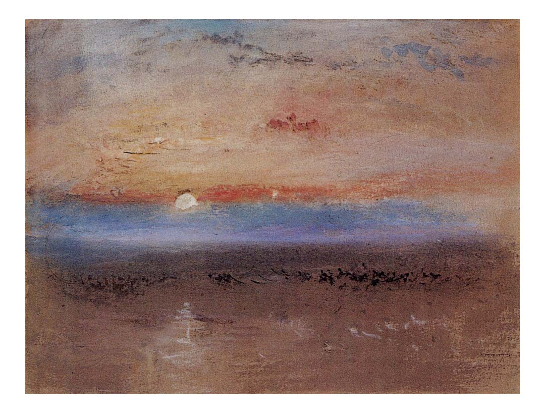 A Low Sun, 1835-40 by John Mallord William Turner RA