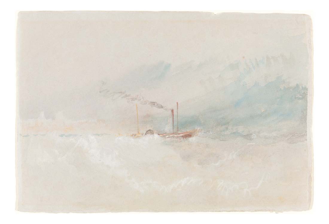 A Packet Boat off Dover, 1836 by John Mallord William Turner RA