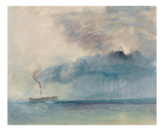 A Paddle-steamer in a Storm, 1841 by John Mallord William Turner RA