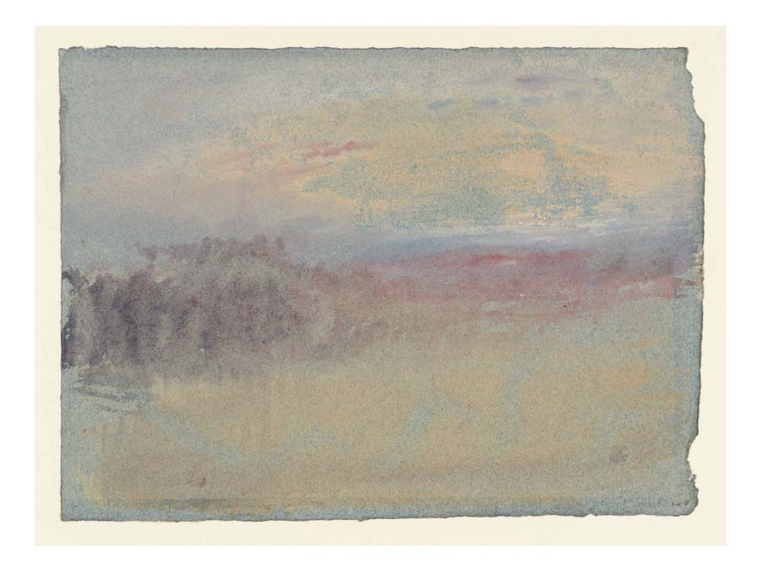 A River Scene, Connected with Drawings of the Rivers Meuse-Moselle, 1827 by John Mallord William Turner RA