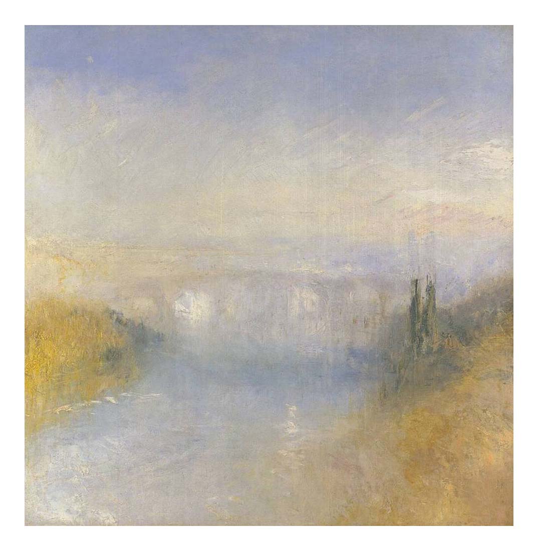 A River Seen from a Hill, 1840-45 by John Mallord William Turner RA