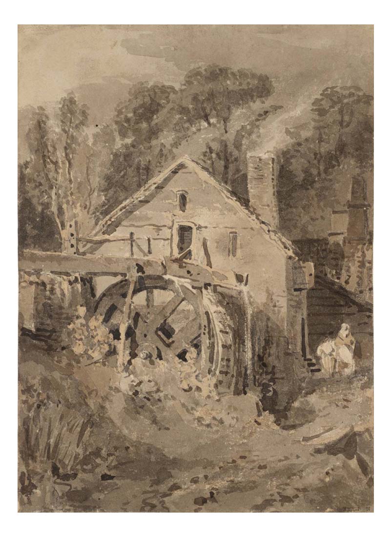 A Watermill, 1797 by John Mallord William Turner RA
