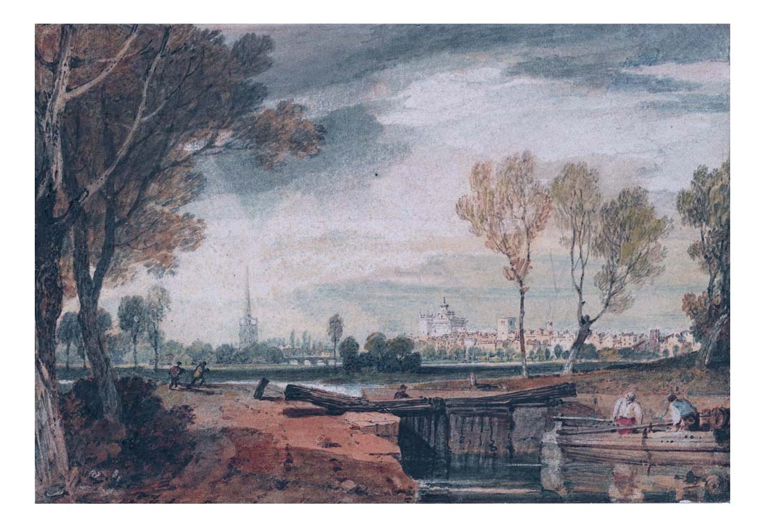 Abingdon from the Thames Navigation, 1804 by John Mallord William Turner RA