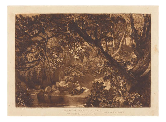 Aesacus and Hesperie, 1816_1 by John Mallord William Turner RA