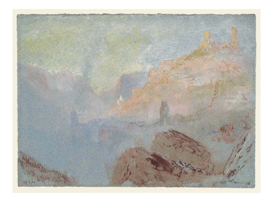Alken and Burg Thurandt from the South, 1839 by John Mallord William Turner RA