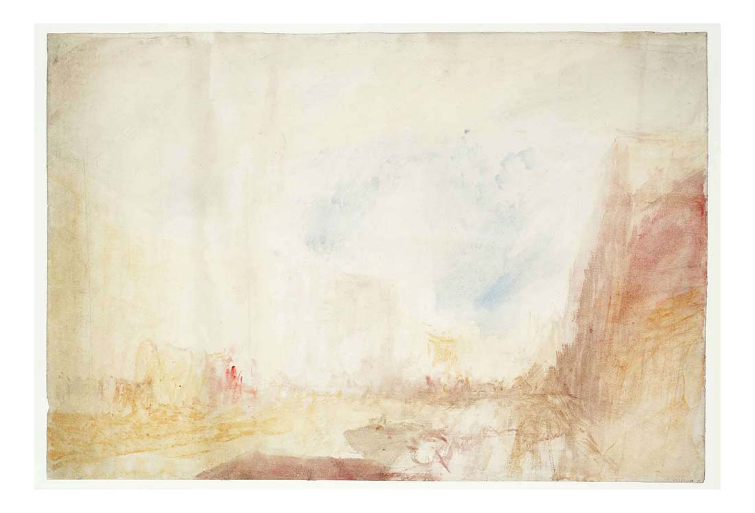 All Saints' Church and the High Street, Oxford, 1837-40 by John Mallord William Turner RA, 12x8"(A4) Poster