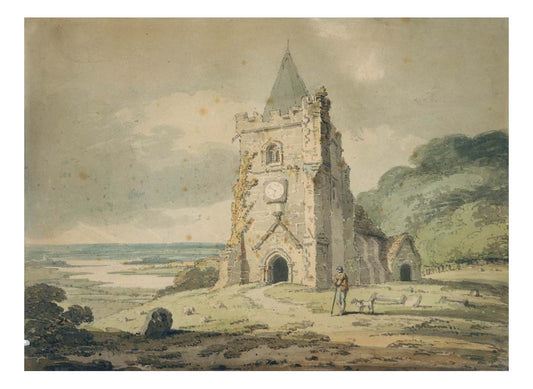 An Old Church by John Mallord William Turner RA