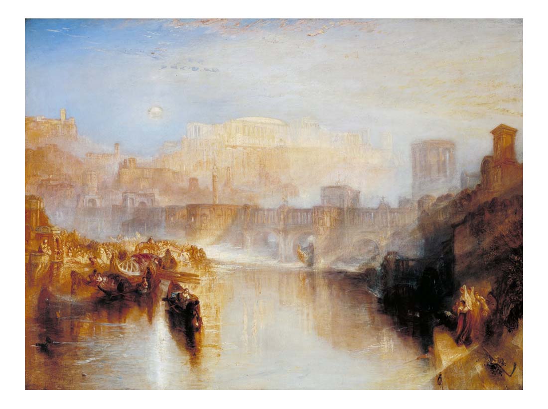 Ancient Rome - Agrippina Landing with the Ashes of Germanicus_1 by John Mallord William Turner RA