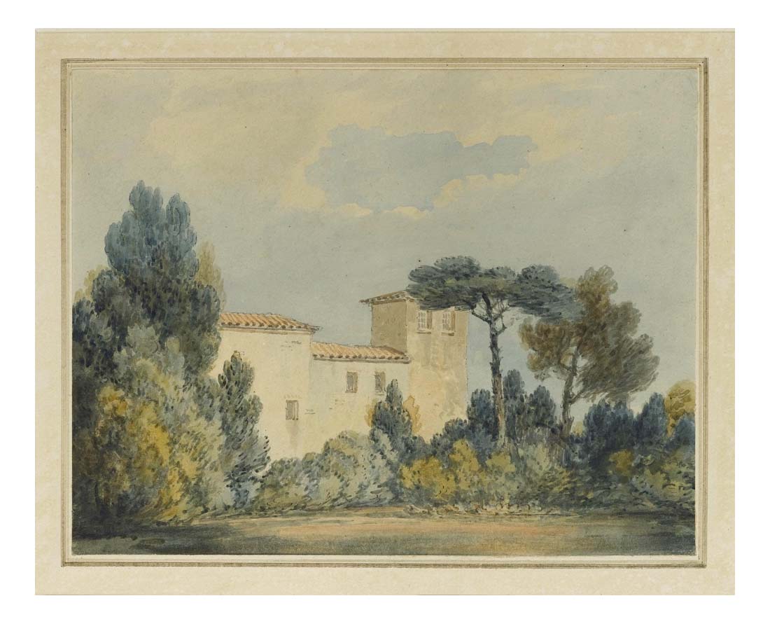 Arno, A Villa Among Trees and Bushes by John Mallord William Turner RA