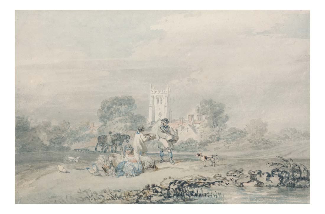 Autumn Sowing of the Grain, 1794 by John Mallord William Turner RA, 12x8"(A4) Poster