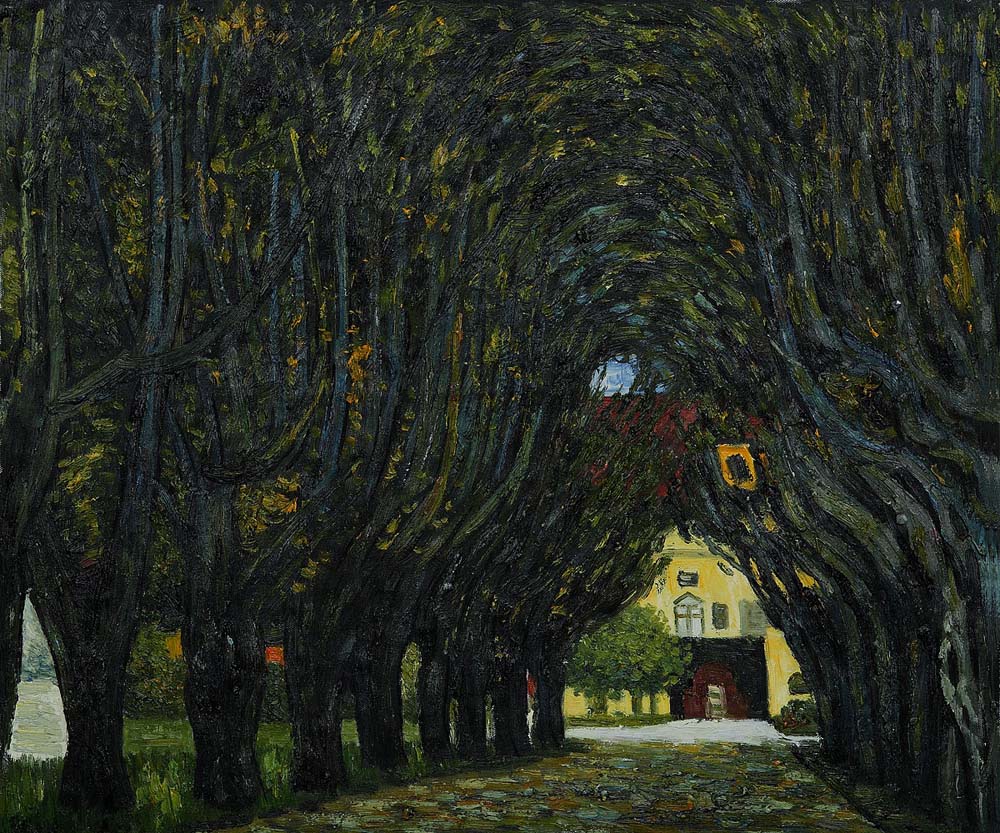 Avenue in Schloss Kammer Park - Gustav Klimt - 1912, 16x12" (A3) Poster Print
