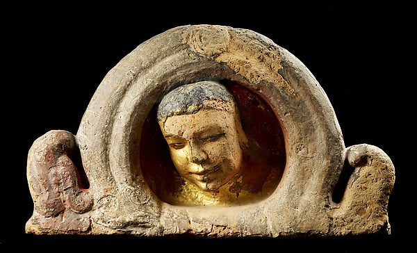 Antefix with Male Head 7th cent,16x12"(A3)Poster