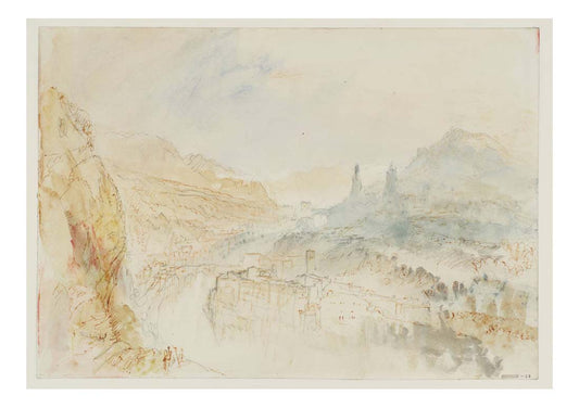 Baden from the North, 1844 by John Mallord William Turner RA