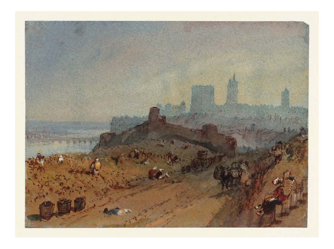 Beaugency from the North-East, 1826-30 by John Mallord William Turner RA