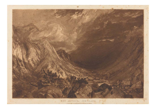 Ben Arthur, Scotland, 1819 01 by John Mallord William Turner RA