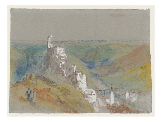 Burg Hals from the Hillside, 1840 by John Mallord William Turner RA
