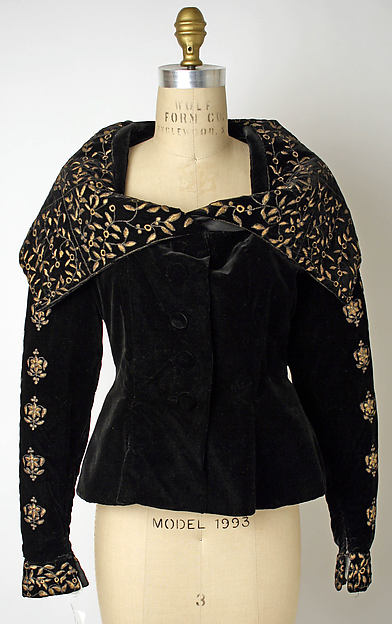 Evening jacket 1930s,16x12"(A3)Poster