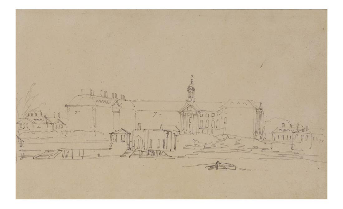 Chelsea Hospital, 1794 by John Mallord William Turner RA, 12x8"(A4) Poster