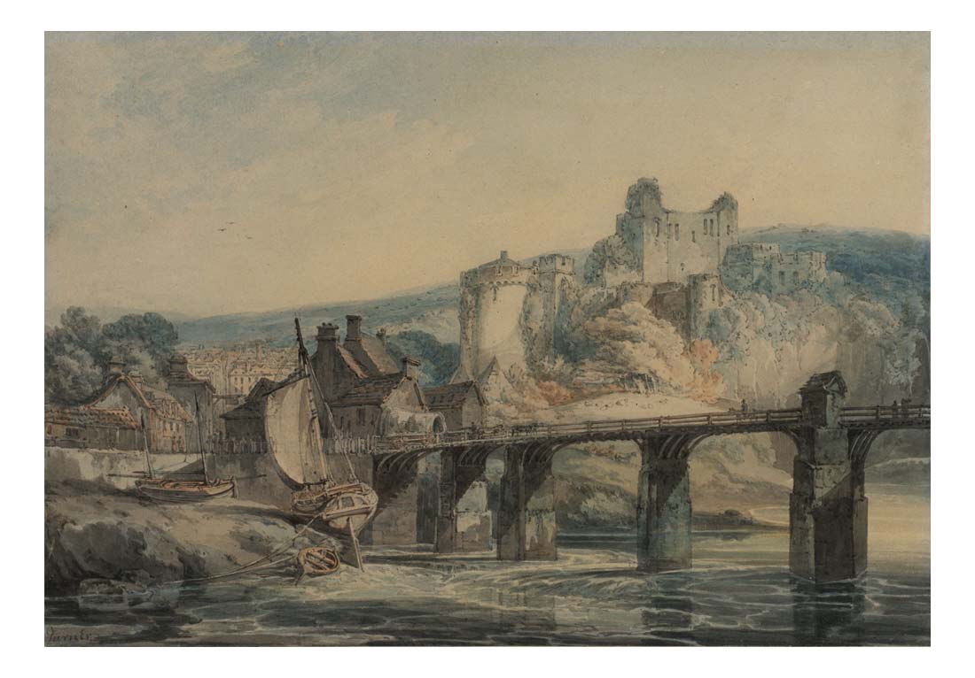Chepstow Castle, 1793 by John Mallord William Turner RA