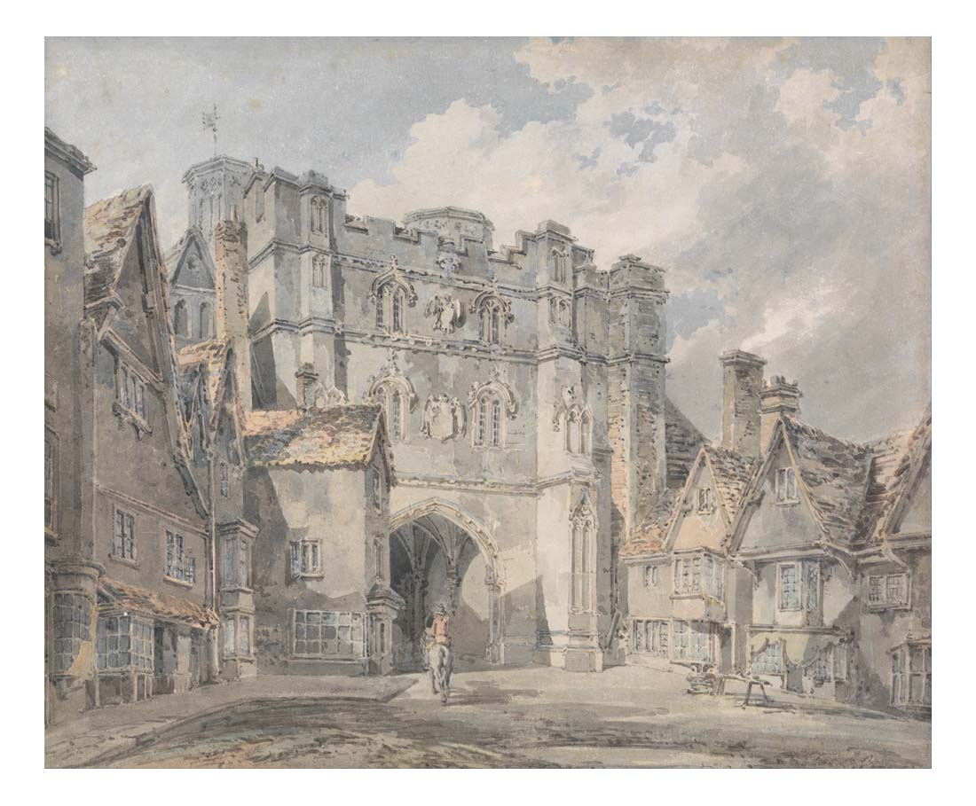 Christ Church Gate, Canterbury, 1793-94 by John Mallord William Turner RA