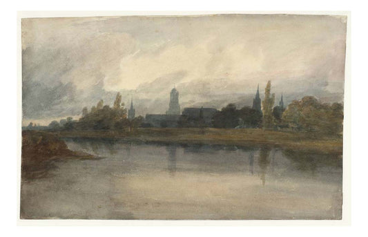 Christ Church, Oxford, from the River, 1799 by John Mallord William Turner RA