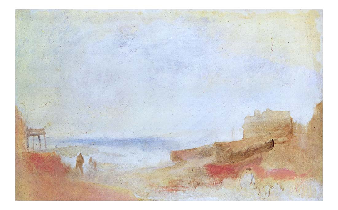 Coast Scene with Buildings, 1840-45 by John Mallord William Turner RA