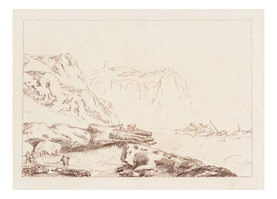 Coast of Yorkshire, near Whitby, 1811 by John Mallord William Turner RA, 12x8"(A4) Poster