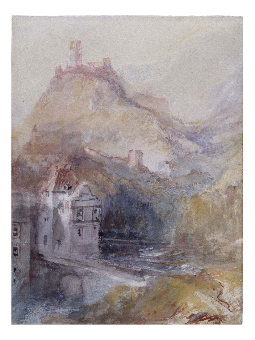 Cochem on the Mosel, 1893 by John Mallord William Turner RA, 12x8"(A4) Poster