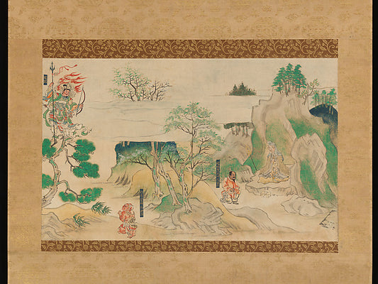 ,Scene from The Illustrated Legends of Jin’?ji Temple,16x12"(A3) Poster