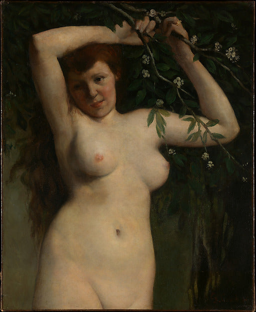 Gustave Courbet:Nude with Flowering Branch 1863-16x12"(A3) Poster