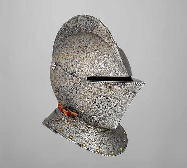 Close Helmet of Claude Gouffier c1555–60, Poster Print Wall Art