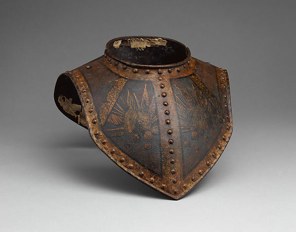 Painted Gorget second quarter 17th cent, Poster Print Wall Art