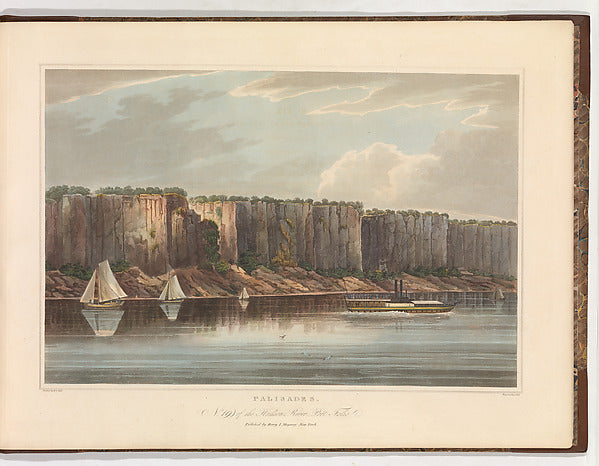 after William Guy Wall ):The Palisades 1823–24-16x12"(A3) Poster