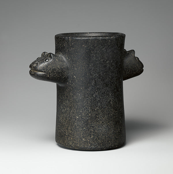 :Vessel with feline effigy handles 500 B.C.–A.D. 500-16x12"(A3) Poster