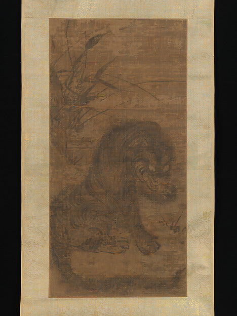 Ming China,Tiger 14th cent-Unidentified, 14th cent, After M, Poster Print Wall Art