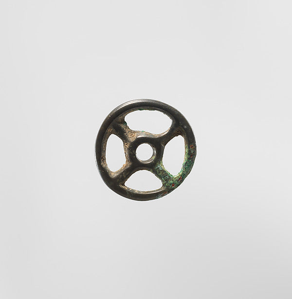 :Four-Spoked Votive Wheel 19th–early 20th century -16x12"(A3) Poster