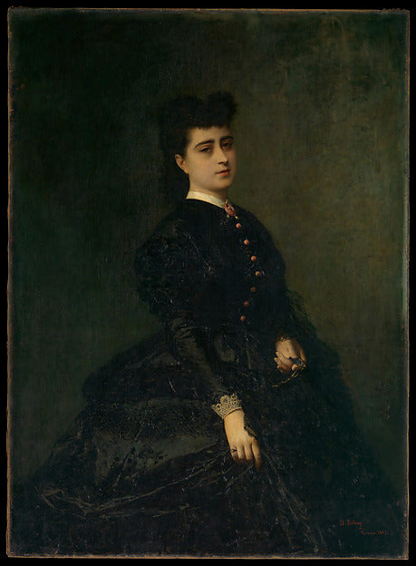 Mariano Fortuny Marsal:Madame Gaye 1865-16x12"(A3) Poster