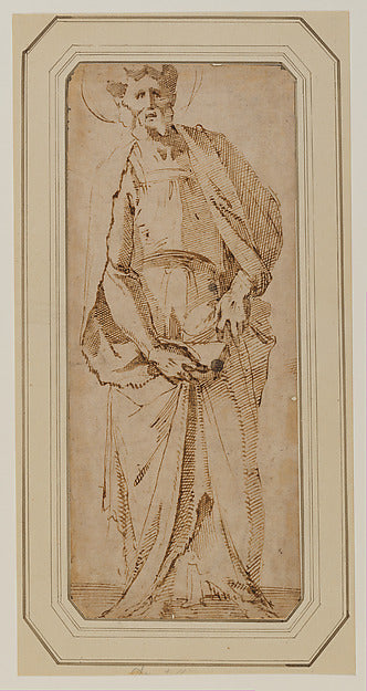 Giovanni Bandini:Standing Apostle mid-16th century-16x12"(A3) Poster