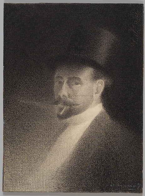 Charles Angrand:Self-Portrait 1892-16x12"(A3) Poster