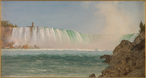 Frederic Edwin Church:Niagara c1858-16x12"(A3) Poster