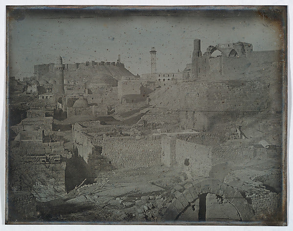 Joseph-Philibert Girault de Prangey:Alep. Prise de Bab Antak-16x12"(A3) Poster